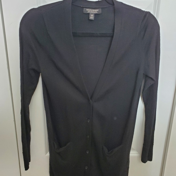 Banana Republic wool cardigan - black XS - Picture 1 of 3